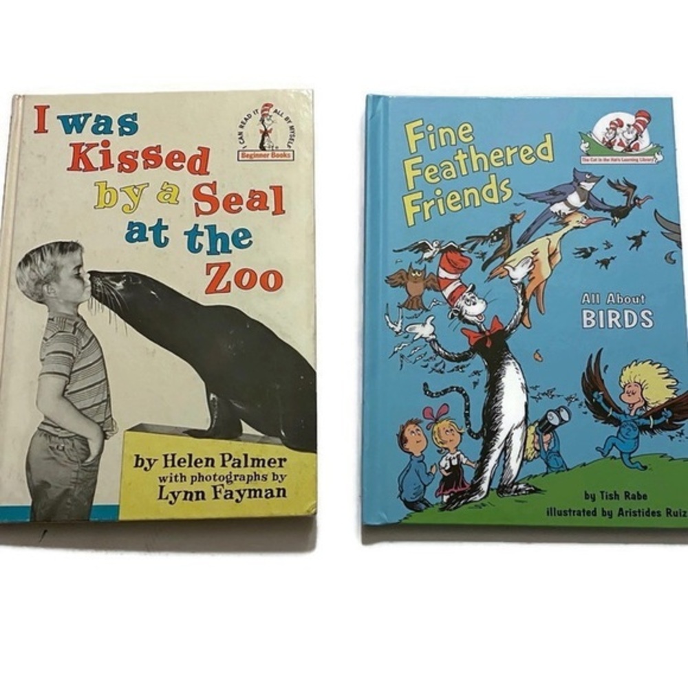 Vintage kid’s books Random House Beginner Books.